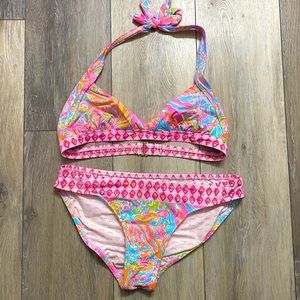 Lilly Pulitzer Scuba to Cuba bikini size M